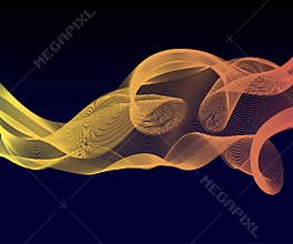 Elegant speed futuristic high-tech swoosh wave stream background. Mild smoke pattern abstract smooth gray modern soft layout.
