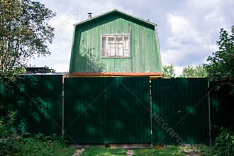 Summer cottage in garden associations in Russia