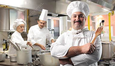 Restaurant kitchen