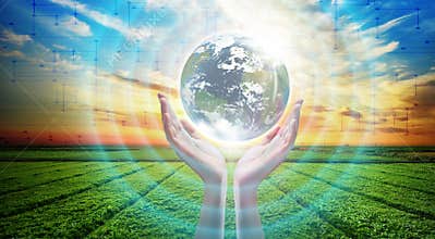 Creation Earth, clean environment, ecology, connection, health, well being