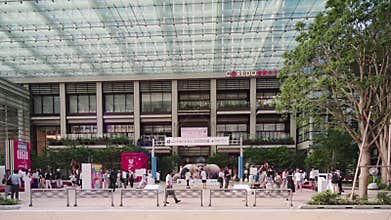 Event `Be the change Tokyo 2020` organized on the theme of the future Olympic Games in Tokyo in 2020.