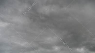 Storm Clouds are Moving in Sky, Timelapse.