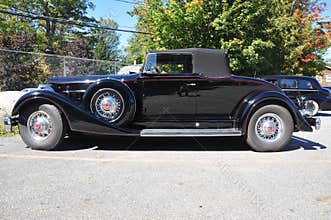 1934 Packard 12 Convertible Antique Car