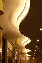 Curves on ceiling