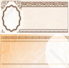 Blank banknote layout