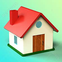 Toy Home  1 - Colorful 3D house model