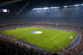 Nou Camp Stadium, Barcelona, Spain