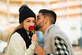 Celebrating love in saint valentine`s day