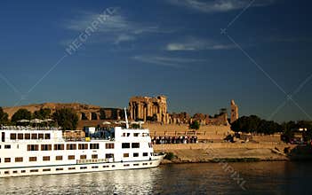 Nile Cruise Boat at Kom Ombo