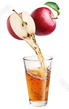 Fresh apple juice.