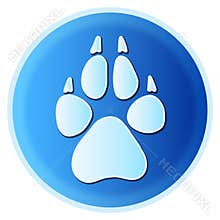 Dog paw print