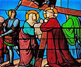 6th Stations of the Cross, Veronica wipes the face of Jesus