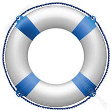 Life buoy blue