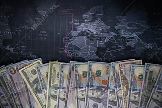 Concept image of Business Acronym AML Anti Money Laundering money, paper, financial, success, symbol, aml, laundering