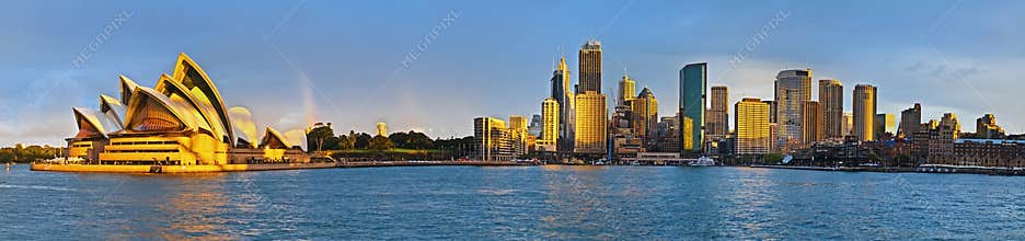 Sydney circular quay extra large panorama