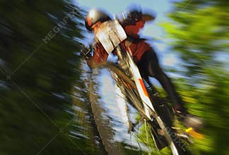 Mountain Bike contest `Skoda Velo Race` held in Romania 2012