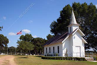 Small Rural Church in Texas