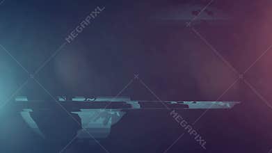 Earth logo rotation glitch effect intro