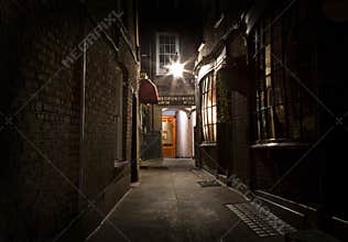 Old Fashioned London Alleyway