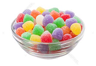 Gum Drops Isolated with a clipping path