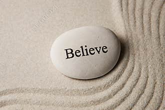 Believe stone