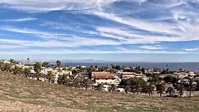 The View from Angel\'s Gate Park in San Pedro Towards Long Beach