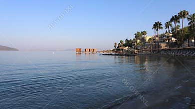 Beautiful view of Bodrum sea in Turkiye