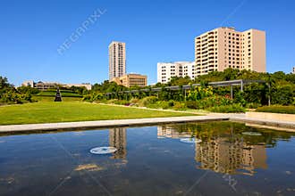 Hermann Park in Houston, Texas, USA