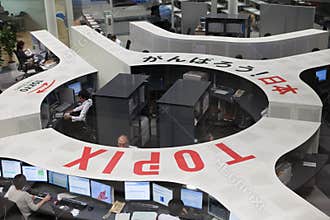 Tokyo Stock Exchange in Japan