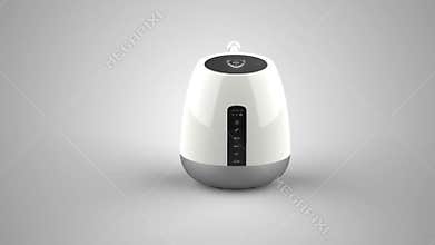 Lamp product showcase sample 3d animation render. Motion graphics of lamp product