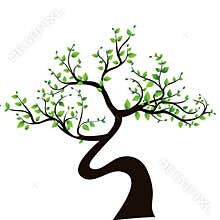 Abstract tree, symbol of nature