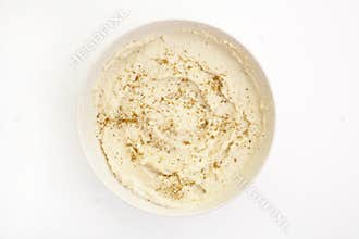 Homemade hummus