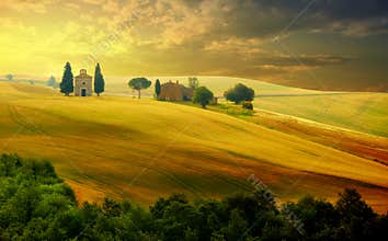 Landscape in Tuscany