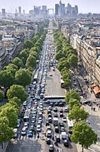 Rush hour in Paris