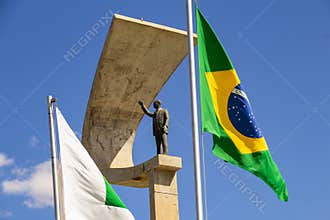 JK Memorial, architectural project by Oscar Niemeyer.
