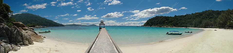 Tropical Beach Jetty