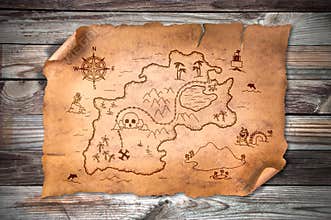 Old treasure map