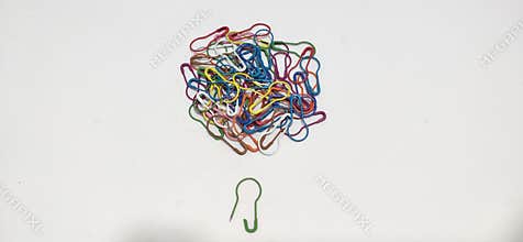 Colorful hijab pins