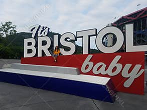 \'It\'s Bristol Baby\' Sign at Bristol Motor Speedway