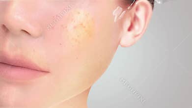 Shows the flow of vitamins