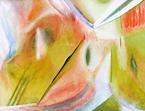Abstract painting oil on canvas