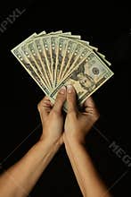 Money in Woman's Hands