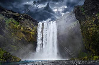 Waterfall, Iceland