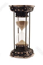 Antique hourglass