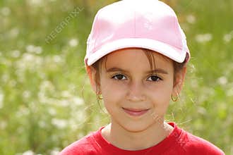 Girl in a Baseball Cap