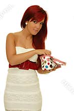Girl with a bag