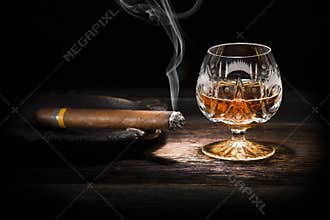 Cognac and cigar