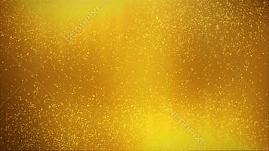 golden particles shining stars dust bokeh glitter awards dust abstract background.
