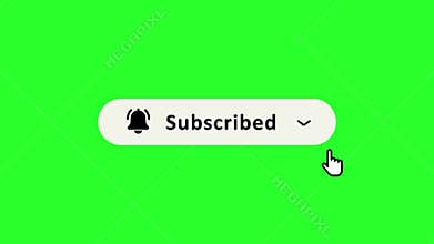 YouTube Subscribe Button Animation