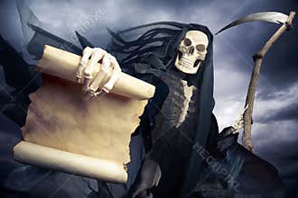 Grim reaper/ angel of death